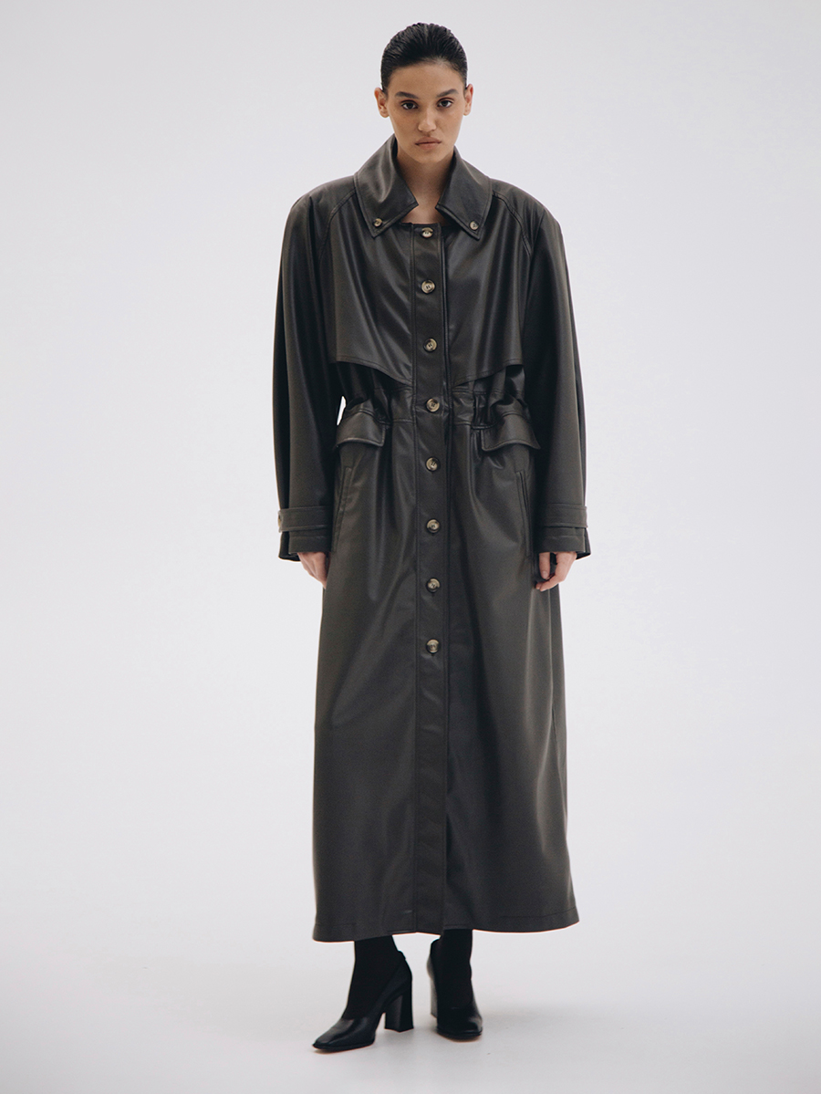 Dark Allure Trench Coat